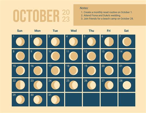 full moon schedule october 2023